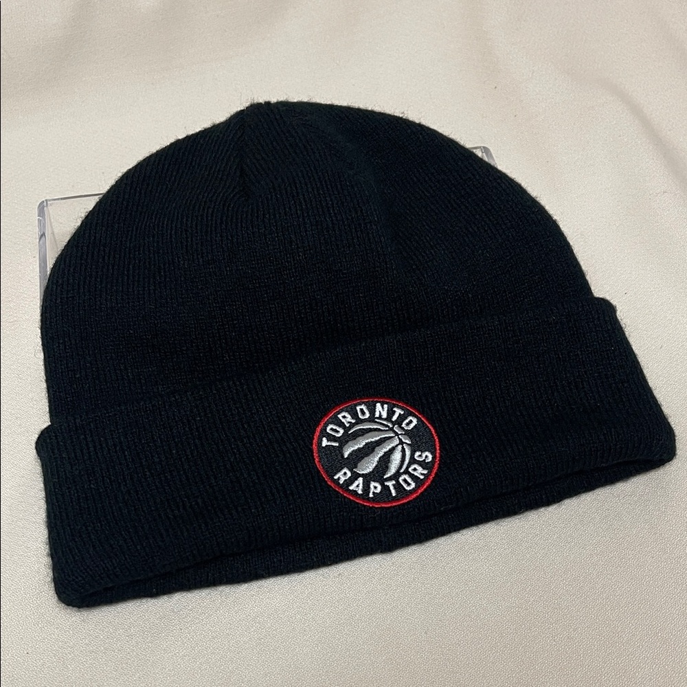 Toronto Raptors Black Knit Beanie